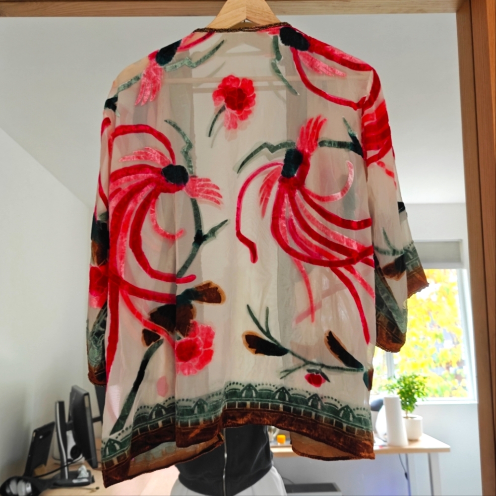 Velvetcocos short burnout jacket